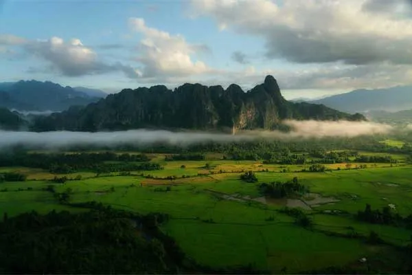 Risaie del Laos